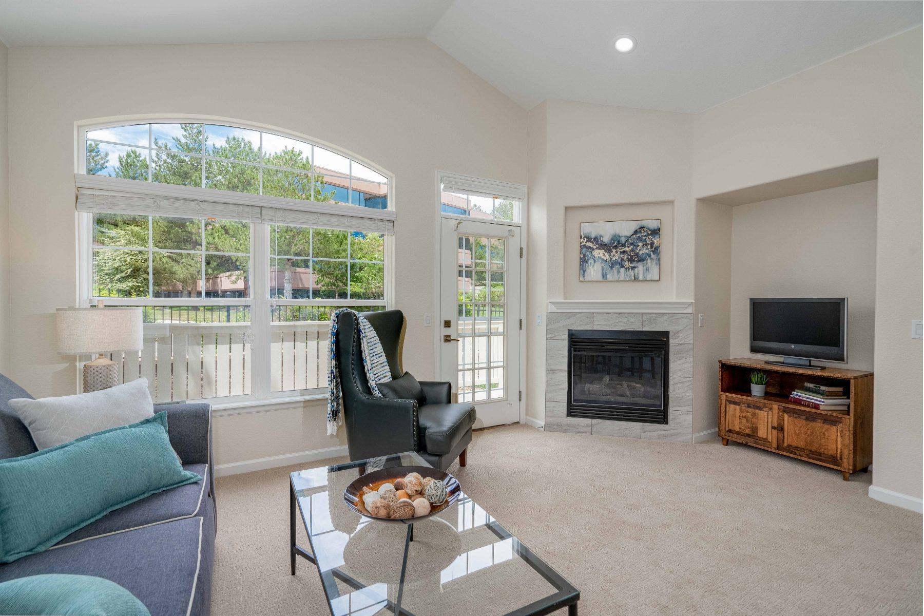 independent living cottage living room space landscape