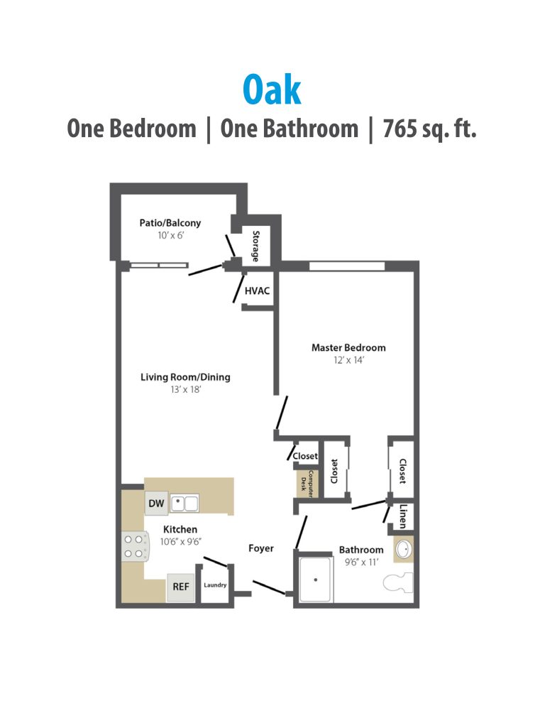 Oak Floor Plan