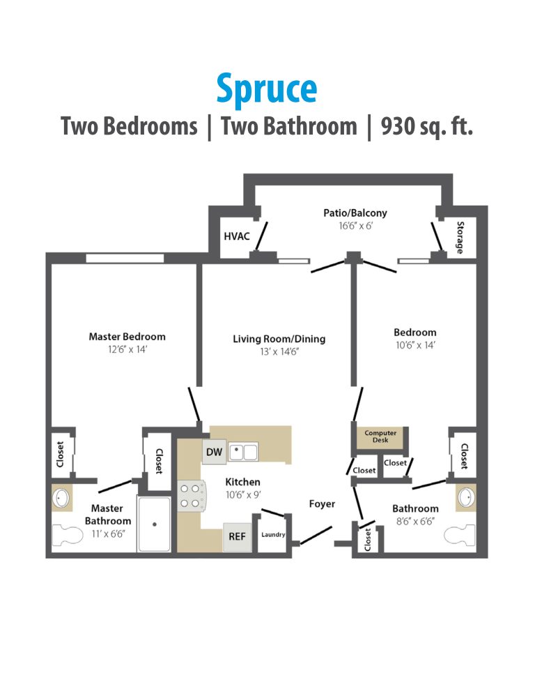 Spruce Floor Plan